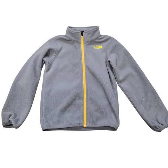 The North Face Full Zip Fleece Jacket Toddler Size 5 Gray Long Sleeve Outdoor - Picture 1 of 6
